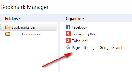 bookmark manager example